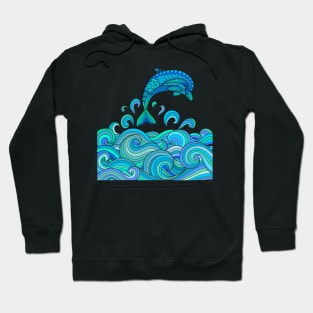 Tropical Dolphins Hoodie